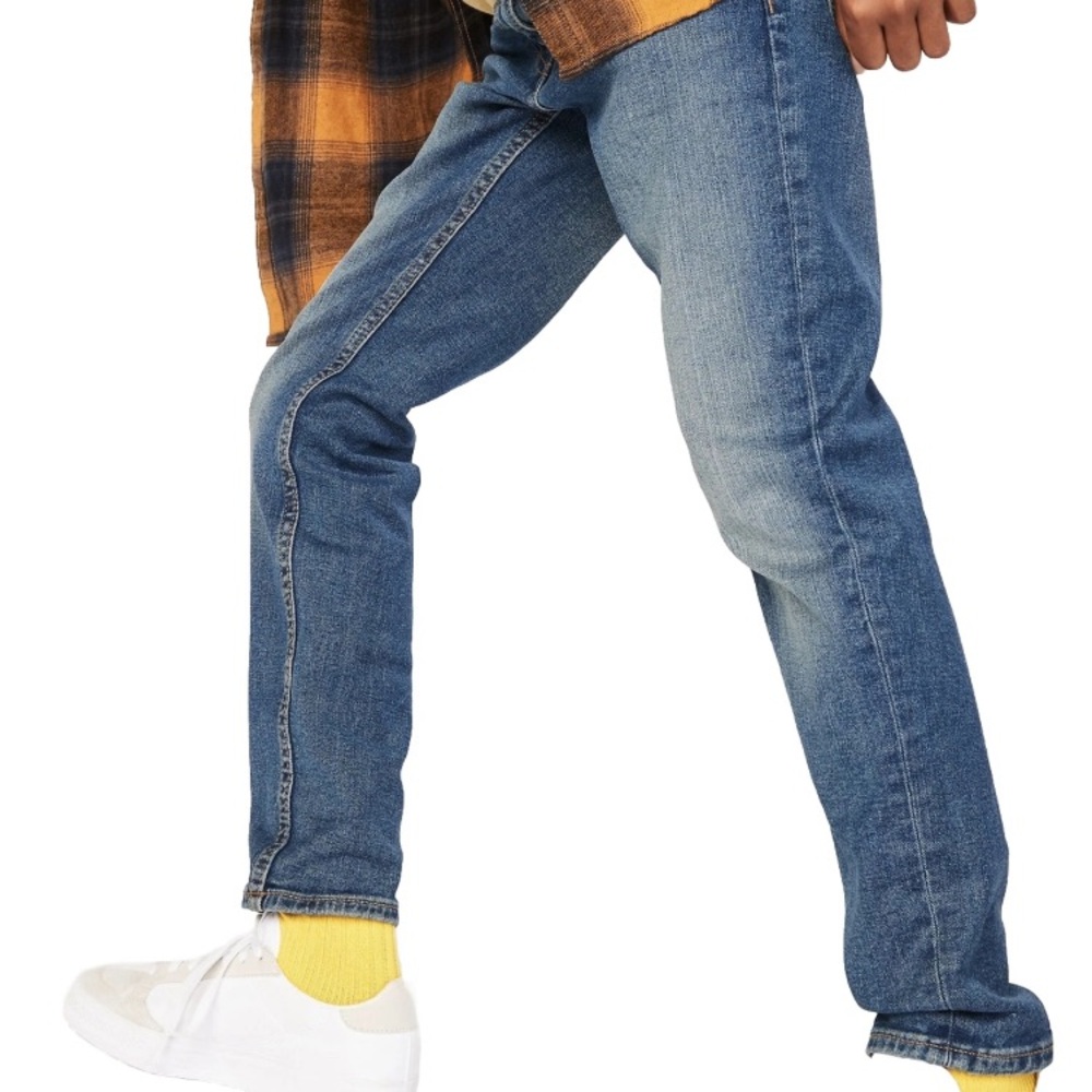 Old Navy-Original Taper Built-in Flex Jeans-Boys Size: 14 Plus-Hudson Blue-NEW!!